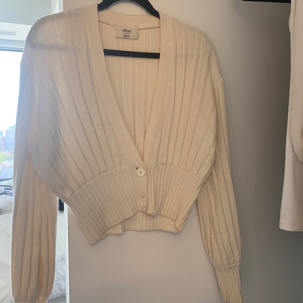 Wilfrid Plunge Front Cardigan